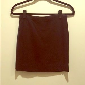 Black, cotton skirt